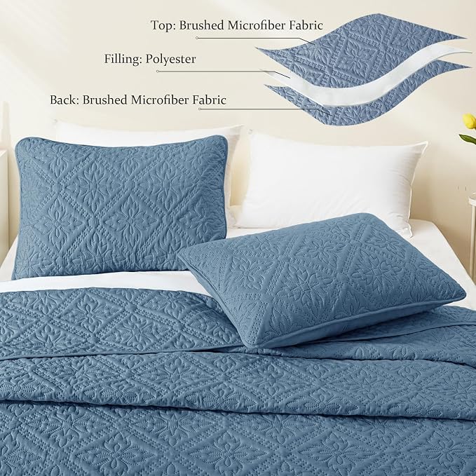 Exclusivo Mezcla Twin Quilt Set, All Season Bedding - Image 4