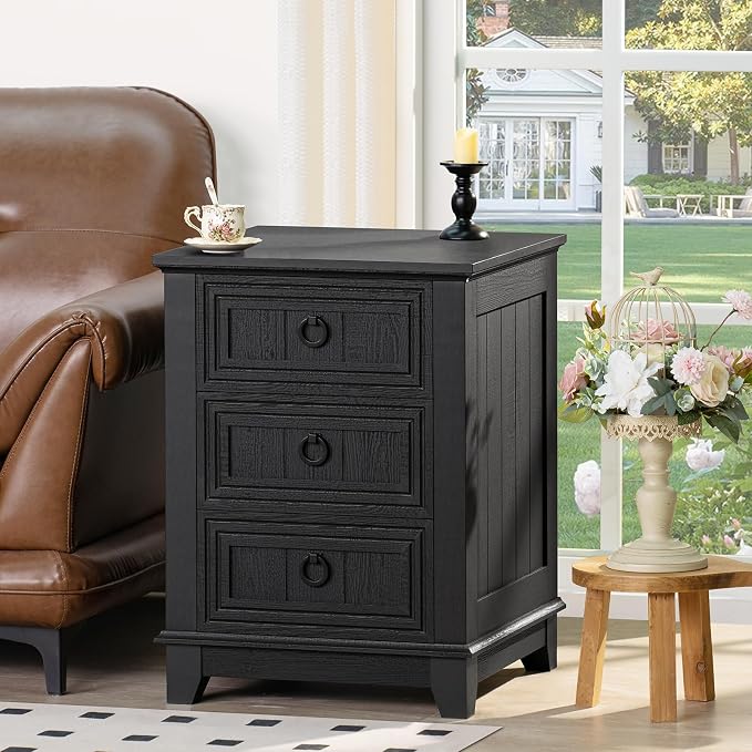Joaxswe Farmhouse Nightstand - Image 8