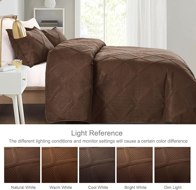 Exclusivo Mezcla Quilts Queen Size, Modern Striped Pattern, Lightweight Bedding - Image 3