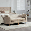 KEIKI Oversize 77.17" L Chenille End of Bed Bench Ottoman by KEIKI