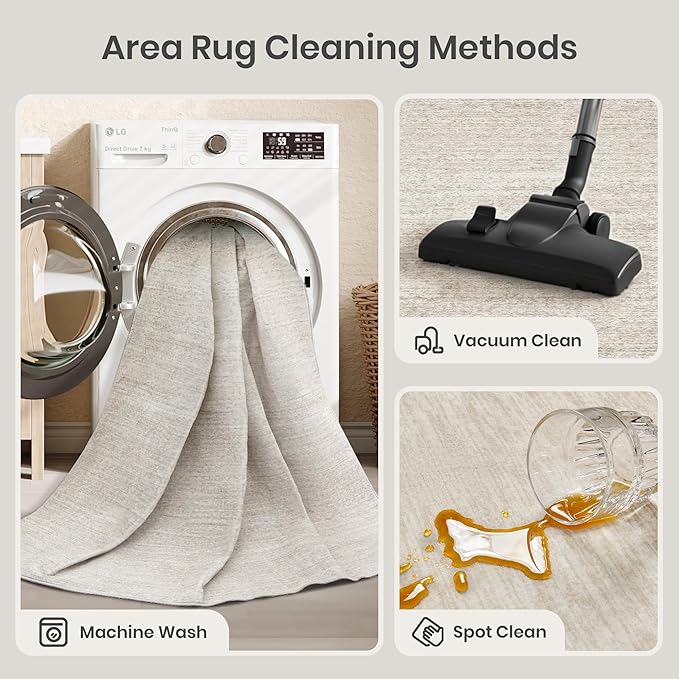 6x9 Area Rugs Non Slip, Large Washable Rugs - Image 5