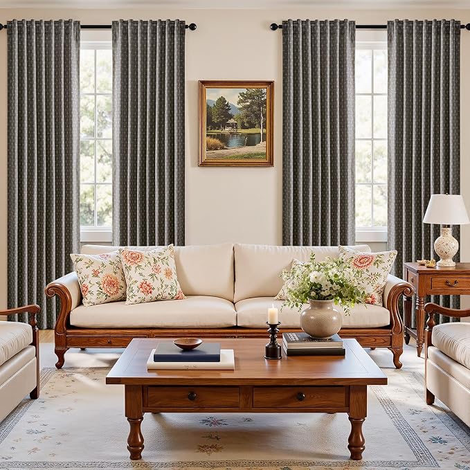 MIULEE 100% Blackout Decorative Linen Curtains - Image 5