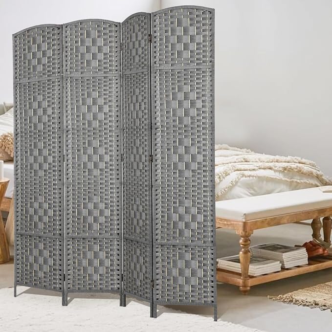 RHF Room Divider Panel, Partition Room Dividers, 4 Panel Privacy Screen - Image 7