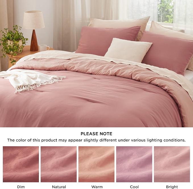 Bedsure Twin/Twin XL Comforter Set, 2 Pieces GentleSoft™ Bed Set, 1 Lightweight - Image 7