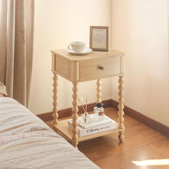 AWASEN Night Stand, Small End Table - Image 8