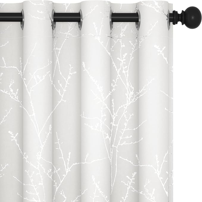 Deconovo Living Room Curtains 63 Inches Long, Thermal Insulated, Room Darkening by Unknown