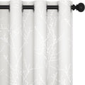 Deconovo White Curtains, Room Darkening Curtain, Thermal Insulated & Noise by Unknown