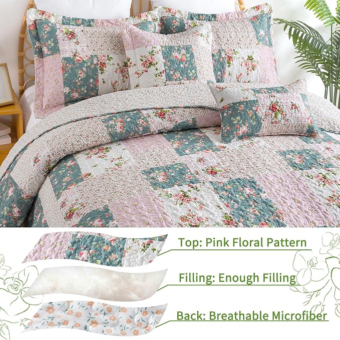 VAPUTAR Queen Size Quilt Set - Image 3