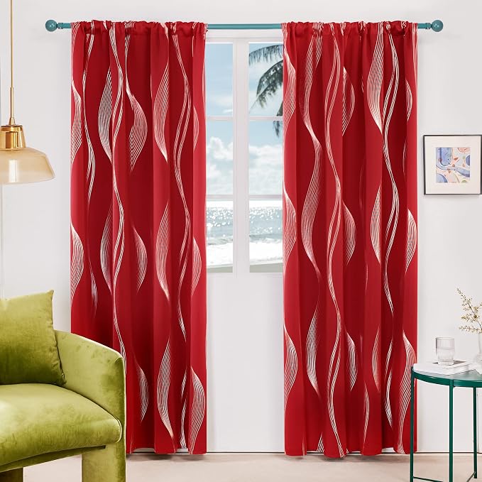 Deconovo Blackout Back Tab Curtains - Image 2
