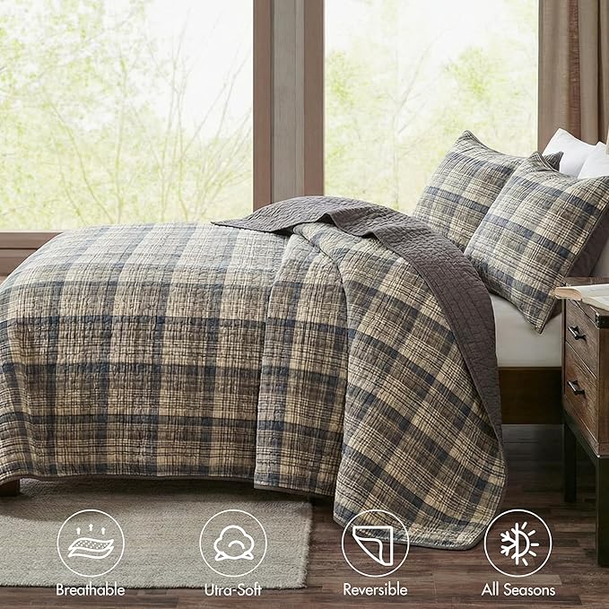 Woolrich Reversible Quilt Cabin Lifestyle Design - Image 4