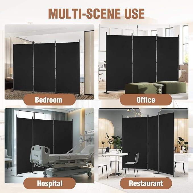 Room Divider 6FT Folding Privacy Screen - Image 6