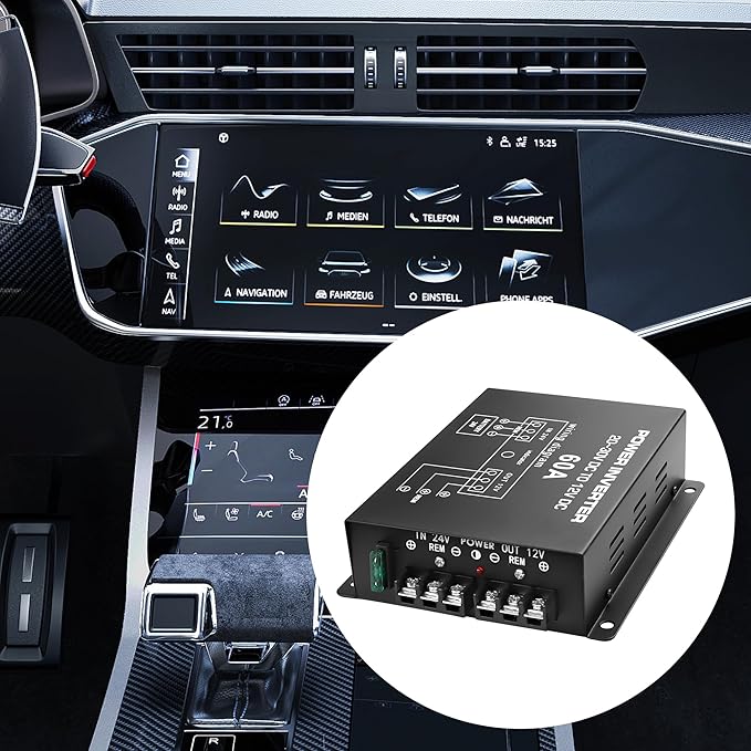 MEIRIYFA DC 24v to 12v 60A Power Converter Inverter,DC Step Down 24v to 12v 720W Large Power Supply Converter Car Voltage Electric Buck Regulator Reducer for Motor Car Truck Vehicle Boat Solar System