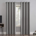 Sun Zero Nordic Theater Grade Extreme 100% Blackout Grommet Curtain Single Panel by SunZero%E2%84%A2