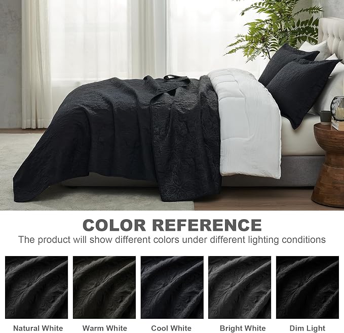 Hansleep Black Quilt California King Size - Image 7