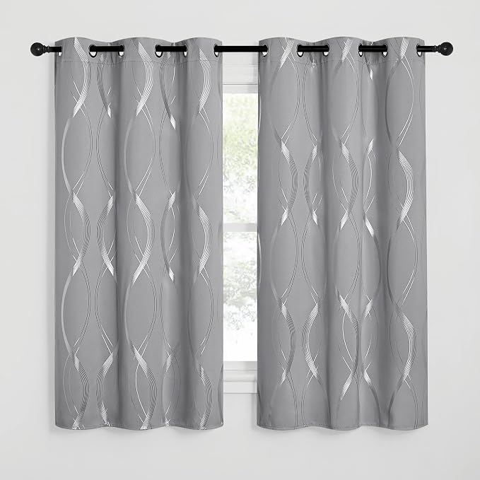 NICETOWN Kitchen Blackout Curtain Panels, Window Treatment Thermal Insulated - Image 2