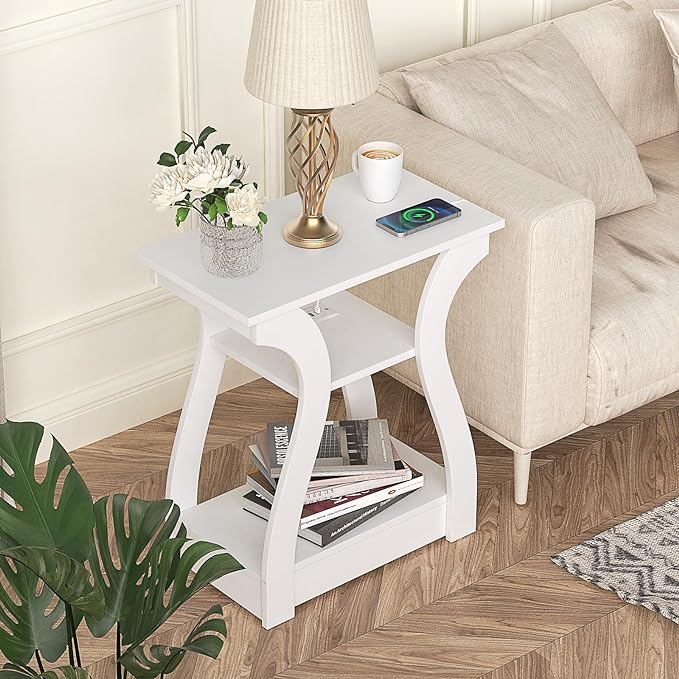 FROMJBEST End Tables Living Room, - Image 4