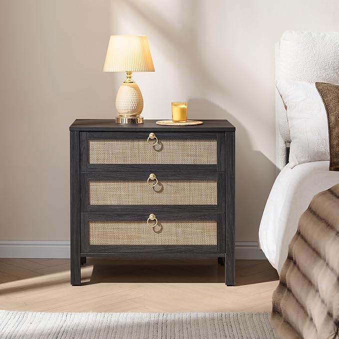 SICOTAS Rattan Nightstand Set of 2 - Image 7