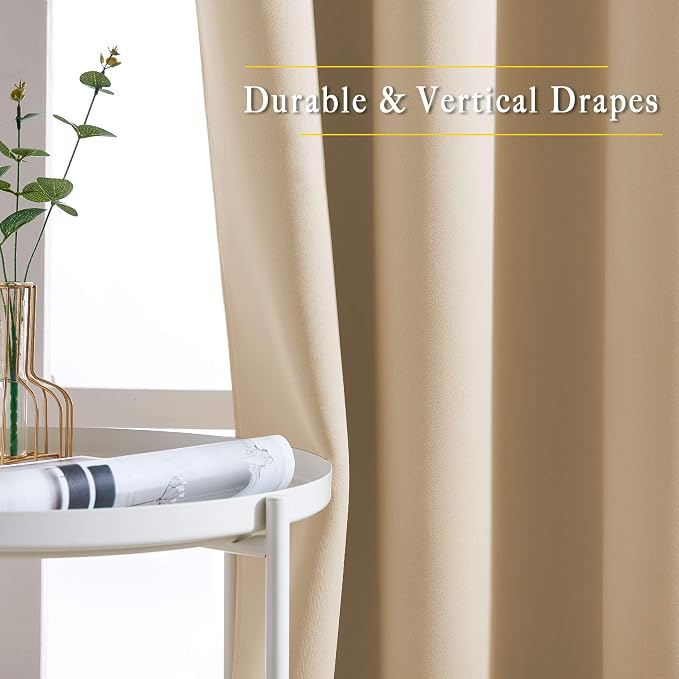 NICETOWN Bedroom Blackout Curtains and Drapes - Image 3