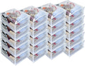 20-Pack Heavy Duty Vinyl Zippered Closet Square Storage Bags by OrehHomewares