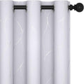 Deconovo Curtains for Living Room, Pattern Blackout Curtains 45 Inches Long | by Unknown