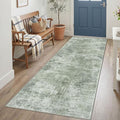 Abstract Runner Rug 3x7 Ft Washable Runners by iOhouze