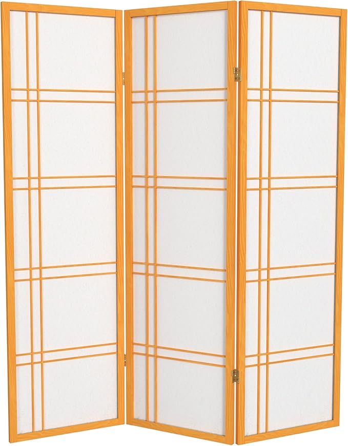 Red Lantern 5 ft. Tall Double Cross Shoji Screen by RedLantern