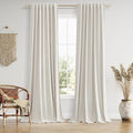 Boho Extra Long 120 Inches 100% Black Out Curtains by Guken
