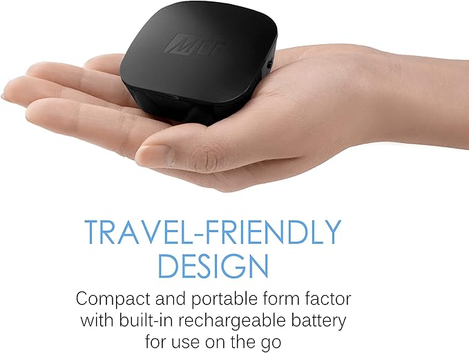 MEE audio Connect Bluetooth Audio Transmitter for up to 2 Wireless Headphones/Speakers, Bluetooth Streamer Adapter with AptX Low Latency for TV/PC/Airplane/Gym with 3.5mm/AUX/RCA/Optical Input