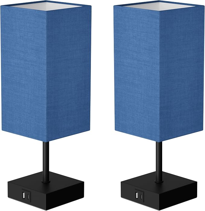 Touch Bedside Table Lamp for Bedroom, Touch 3-Way Dimmable LED Bulb Included - Image 8