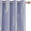 Deconovo Curtains for Living Room, Pattern Blackout Curtains 63 Inches Long | by Unknown