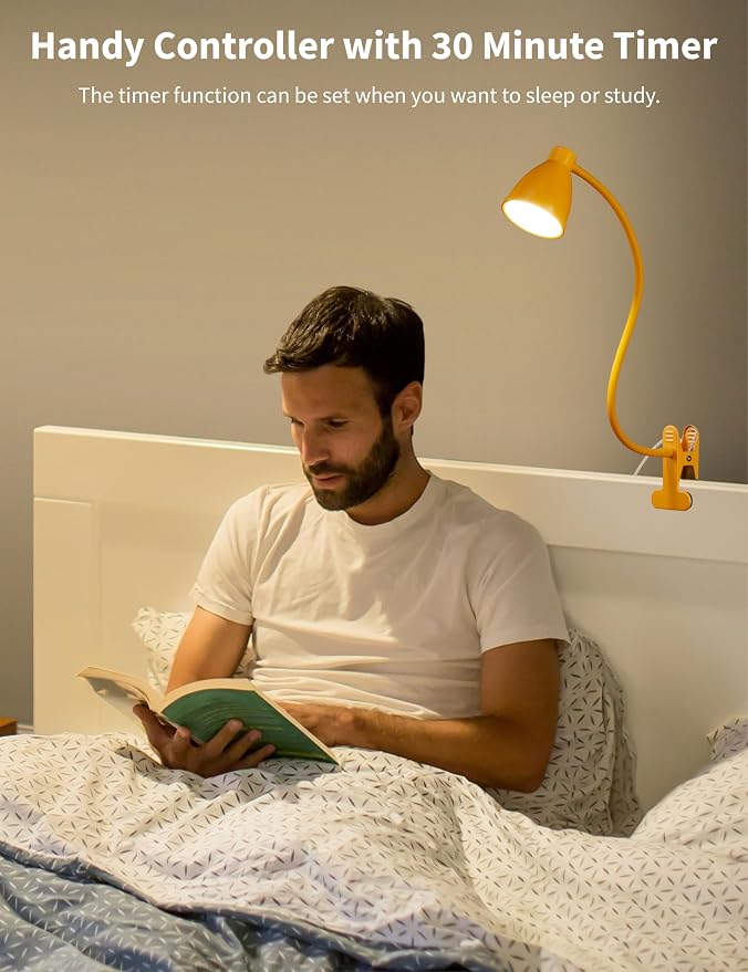 BOHON Clip on Light, Desk Lamp - Image 4