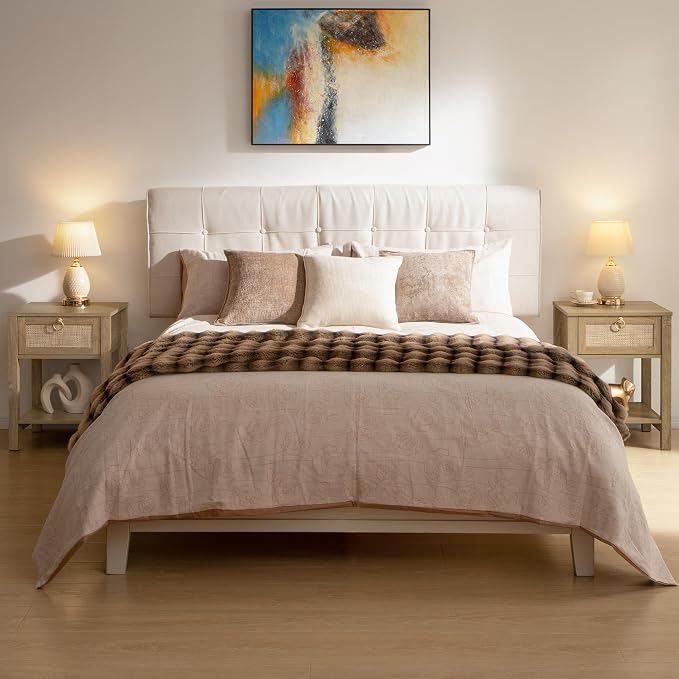 SICOTAS Rattan Nightstand Set of 2 - Image 3