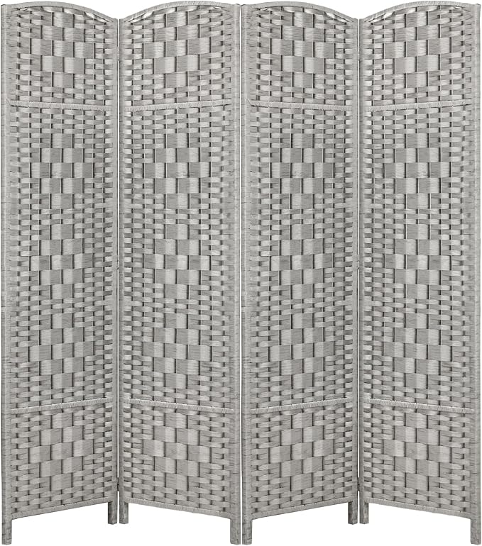 RHF Room Divider Panel, Partition Room Dividers, 4Panel Privacy Screen by RoseHomeFashion