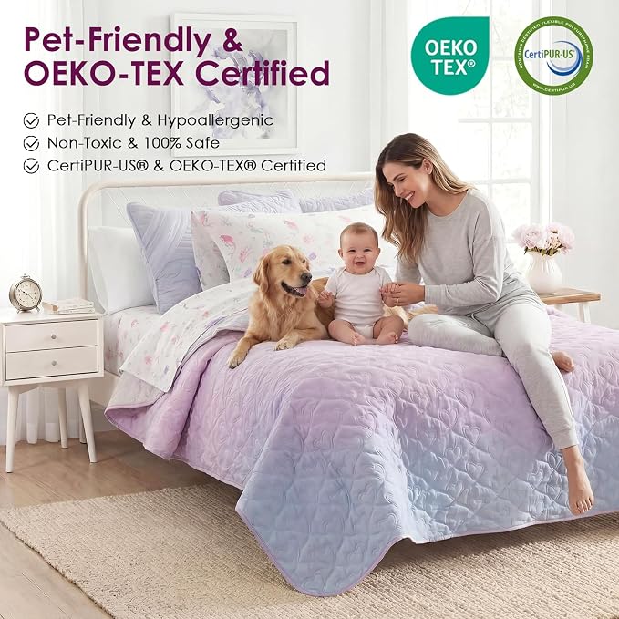 Quilts for Full/Queen Bed Colorful Bedspreads Soft Bed Summer Lightweight - Image 3