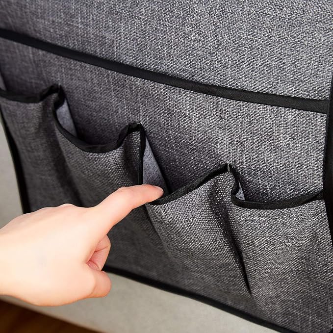 Sofa Armrest Organizer Non-Slip Arm Chair Hanging Caddy Remote Control Holder - Image 3