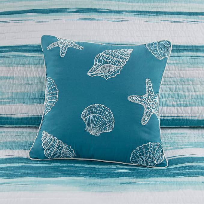 Madison Park Cottage Coastal Quilt Set, Lightweight Bedding Layer - Image 5