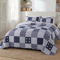 SLPR - Americana Patriotic Quilt Set, Star Bedding, Queen by SLPR