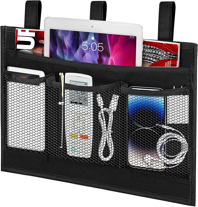 Bedside Caddy Storage Organizer, Hanging Storage Bag Pocket | Bunk/Hospital Beds by Tenyond
