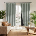 RYB HOME 100% Blackout Curtains 63 inches Length, Thermal Insulated | Thermal by RYBHOME