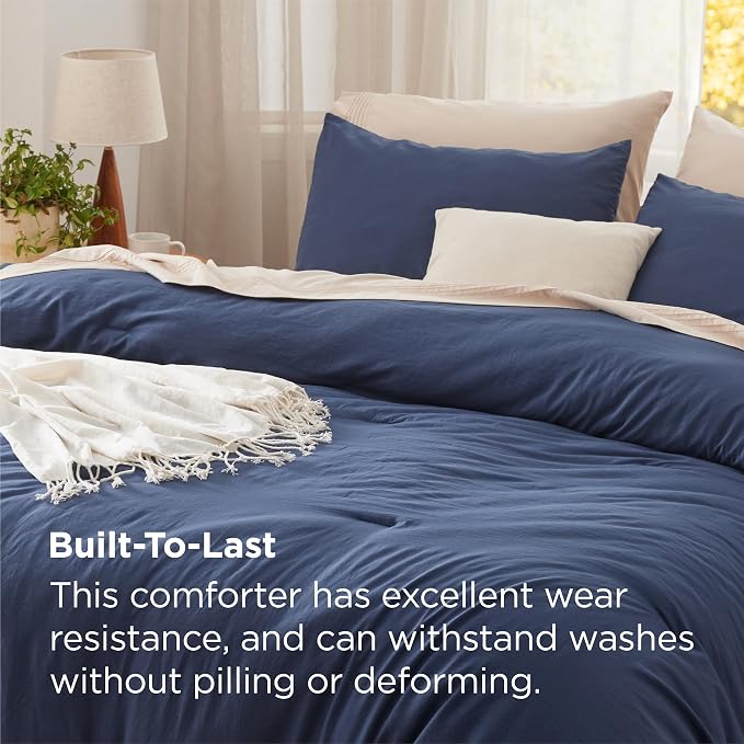 Bedsure Oversized Queen Comforter Set, 3 Pieces GentleSoft™ Bed Set, 1 - Image 3