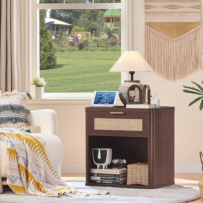 LEYAOYAO Rattan 23" Nightstands - Image 8