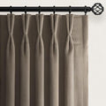 Light Taupe 102 Inches Long Custom Velvet Curtains, Internet Famous Chocolate by Unknown
