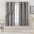 Bujasso Grey 90% Blackout Curtains by Bujasso