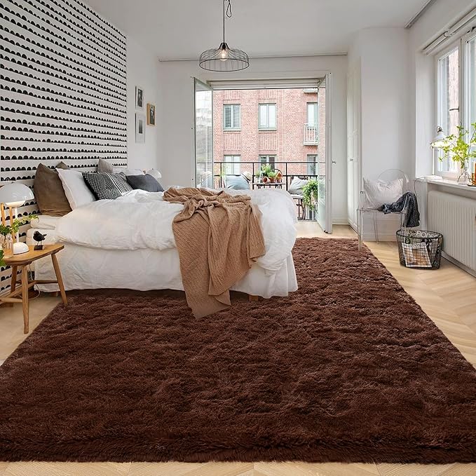 HOMORE 8x10 Area Rugs for Living Room Rug, Super Soft Shaggy Carpet for Kids - Image 4