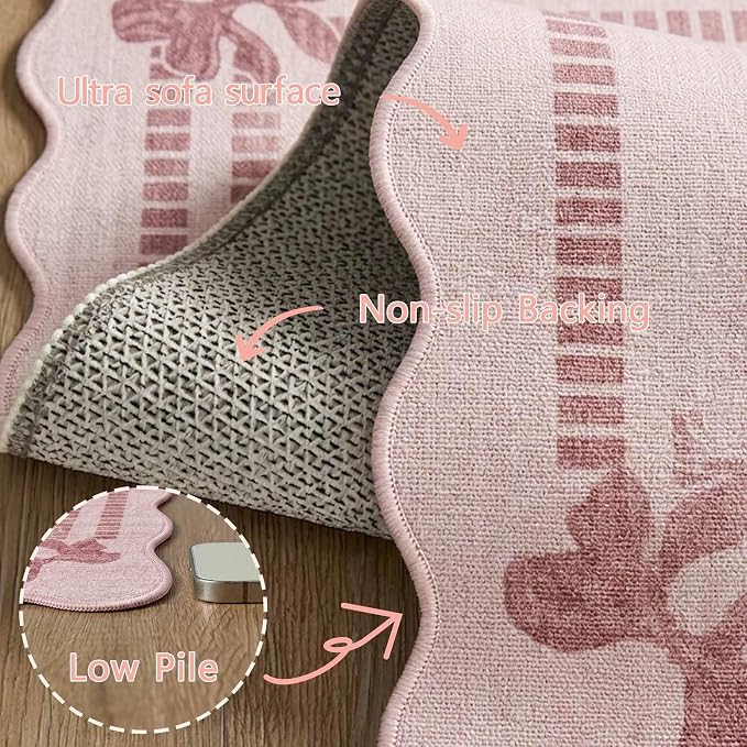 Latte&Fog Washable 6x9 Area Rugs - Image 9