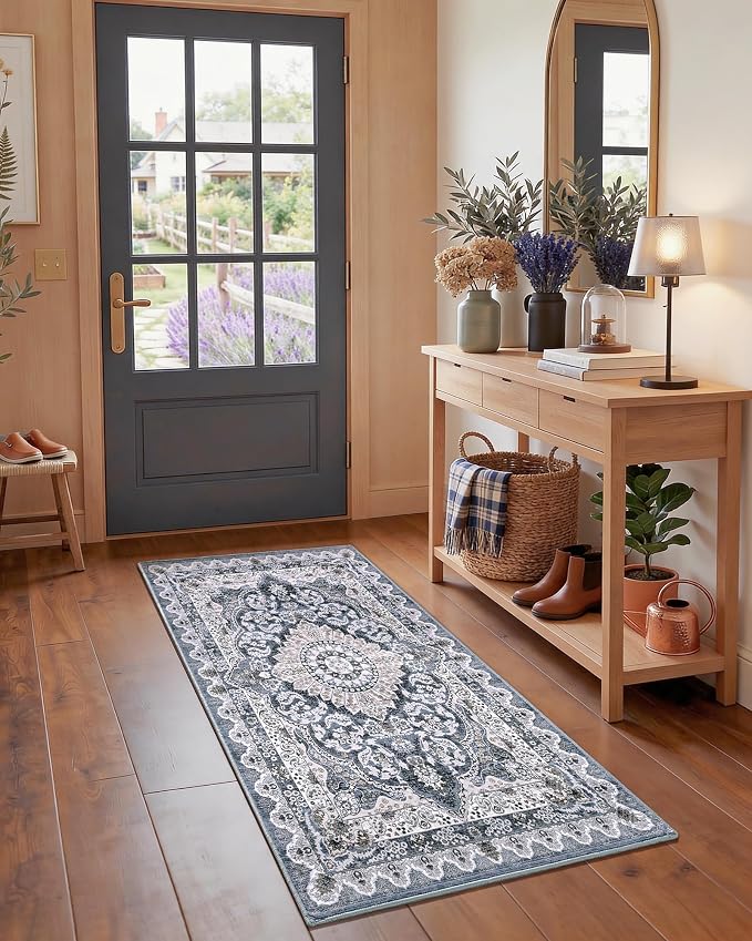 Macgace Washable Vintage Area Rug by Macgace