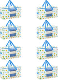 VENO Moving Bags, Wide Open Top, Tropical Island, 8 Pack | Moving boxes by Veno