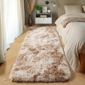 Runner Rugs for Bedroom Living Room, Tie-Dyed Beige 2x6 Bedside Hallway Fluffy by ONASAR
