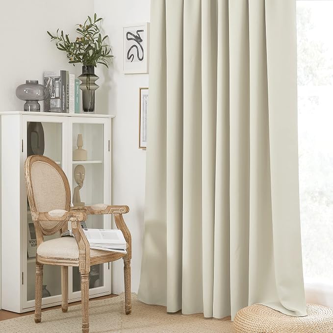 RYB HOME 2 Panels Doorway Curtains | Thermal Insulated, Rod Pocket, Easy - Image 5