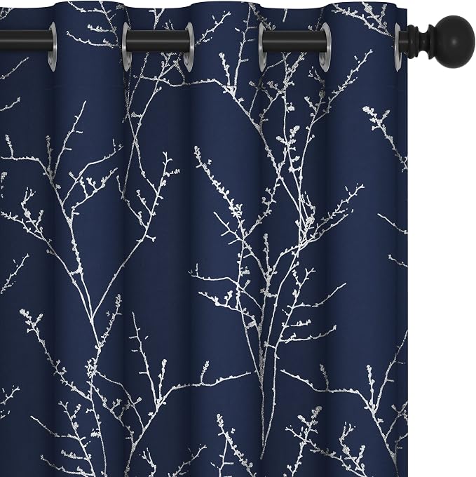 Deconovo Living Room Curtains 72 Inches Long, Thermal Insulated, Room Darkening by Unknown